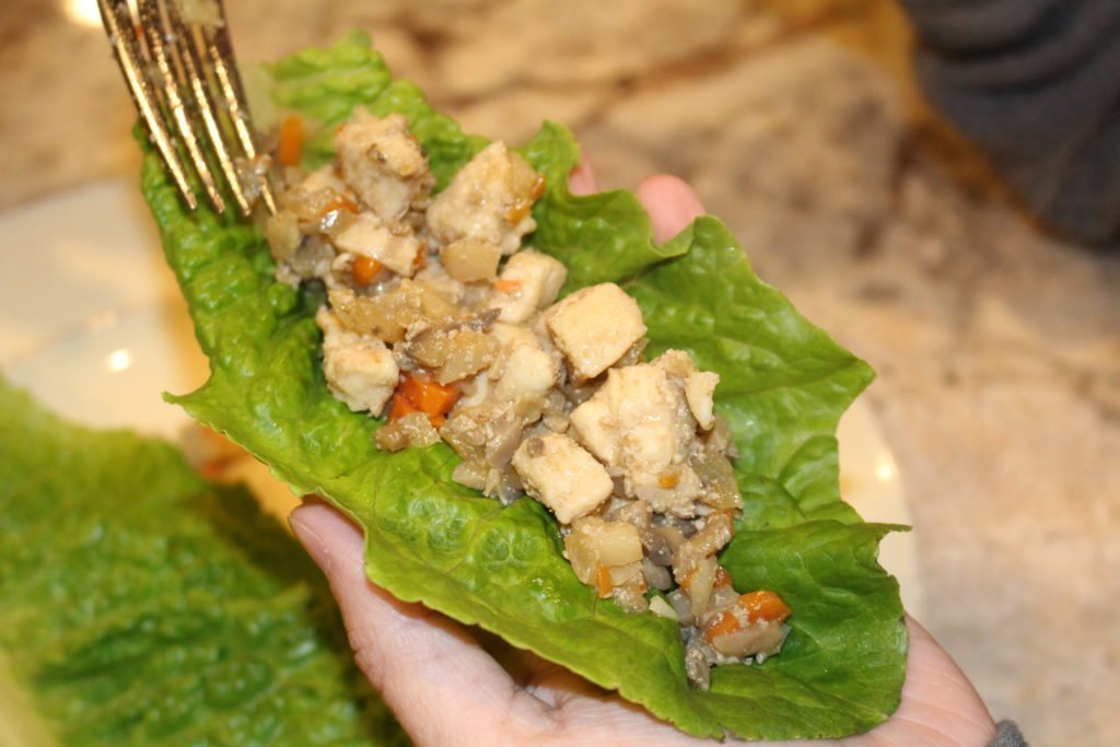 Paleo AIP Asian Chicken Lettuce Wraps - Quick, Easy & Delicious!- www.thehealthnutmama.com