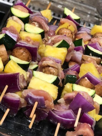 AIP Paleo Hawaiian Chicken Kebabs www.thehealthnutmama.com 