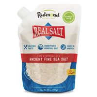REDMOND Real Sea Salt - Natural Unrefined Organic Gluten Free Fine, 26 ounce pouch (1 Pack)