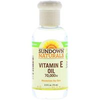 Sundown Naturals Vitamin E Oil 70000 IU, 2.5 Fluid Ounce